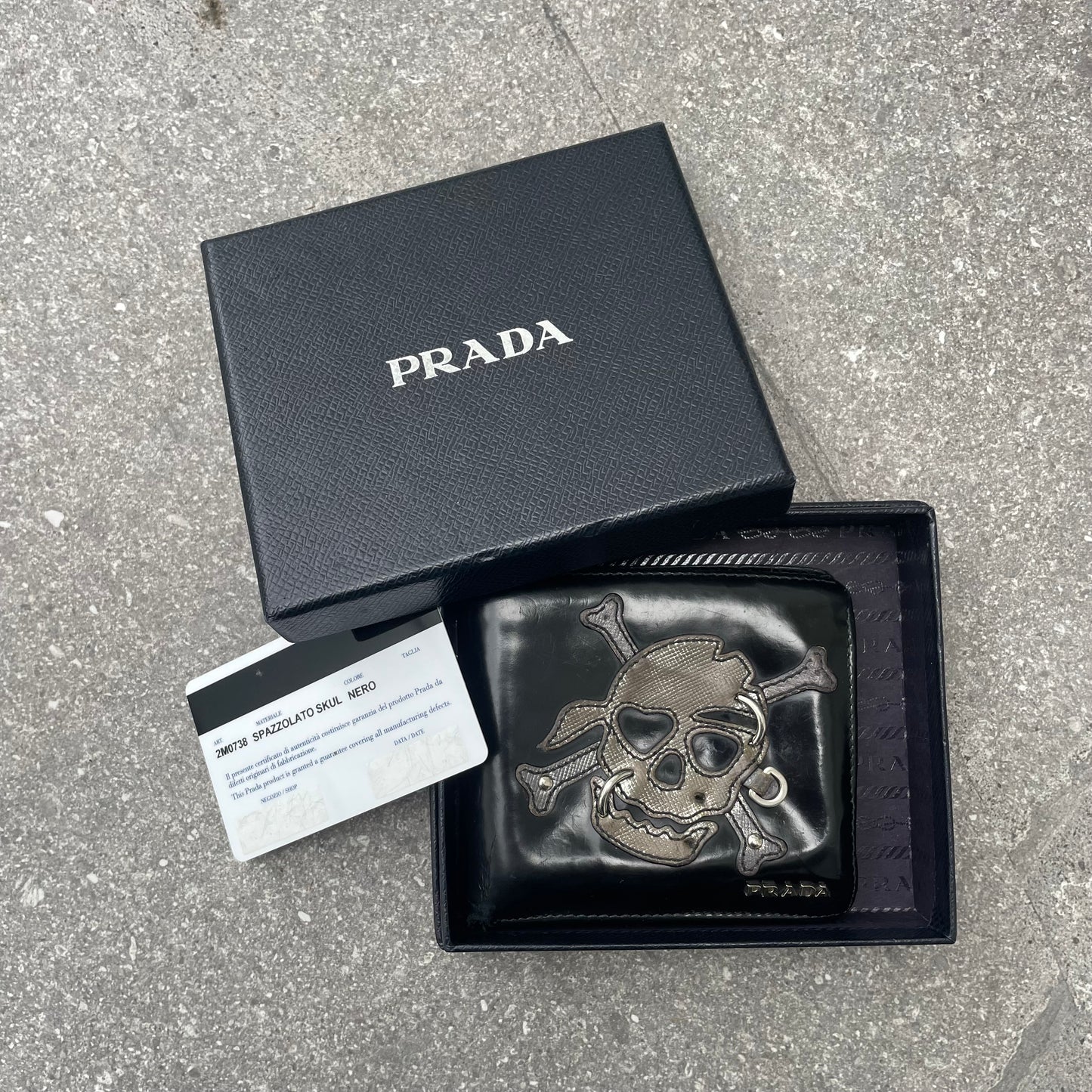 Prada Japan Skull Wallet