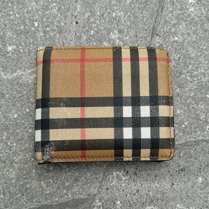 Burberry Nova Check Leather Wallet