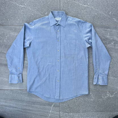 YSL Light Blue Long Sleeve Shirt - L