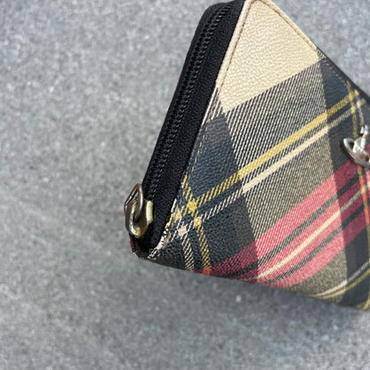 Vivienne Westwood Classic Plaid Long Wallet