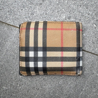 Burberry Nova Check Leather Wallet