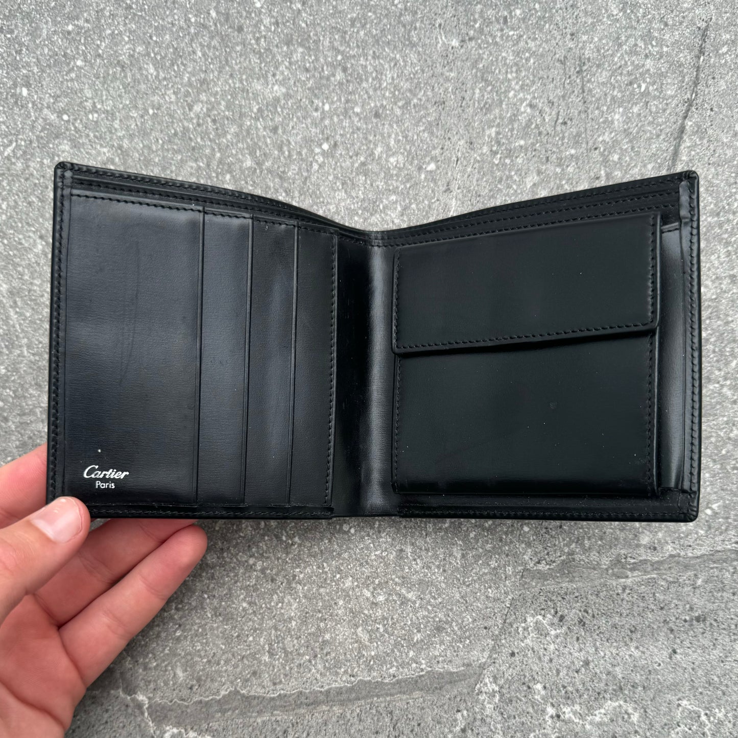 Cartier Emblem Leather Wallet