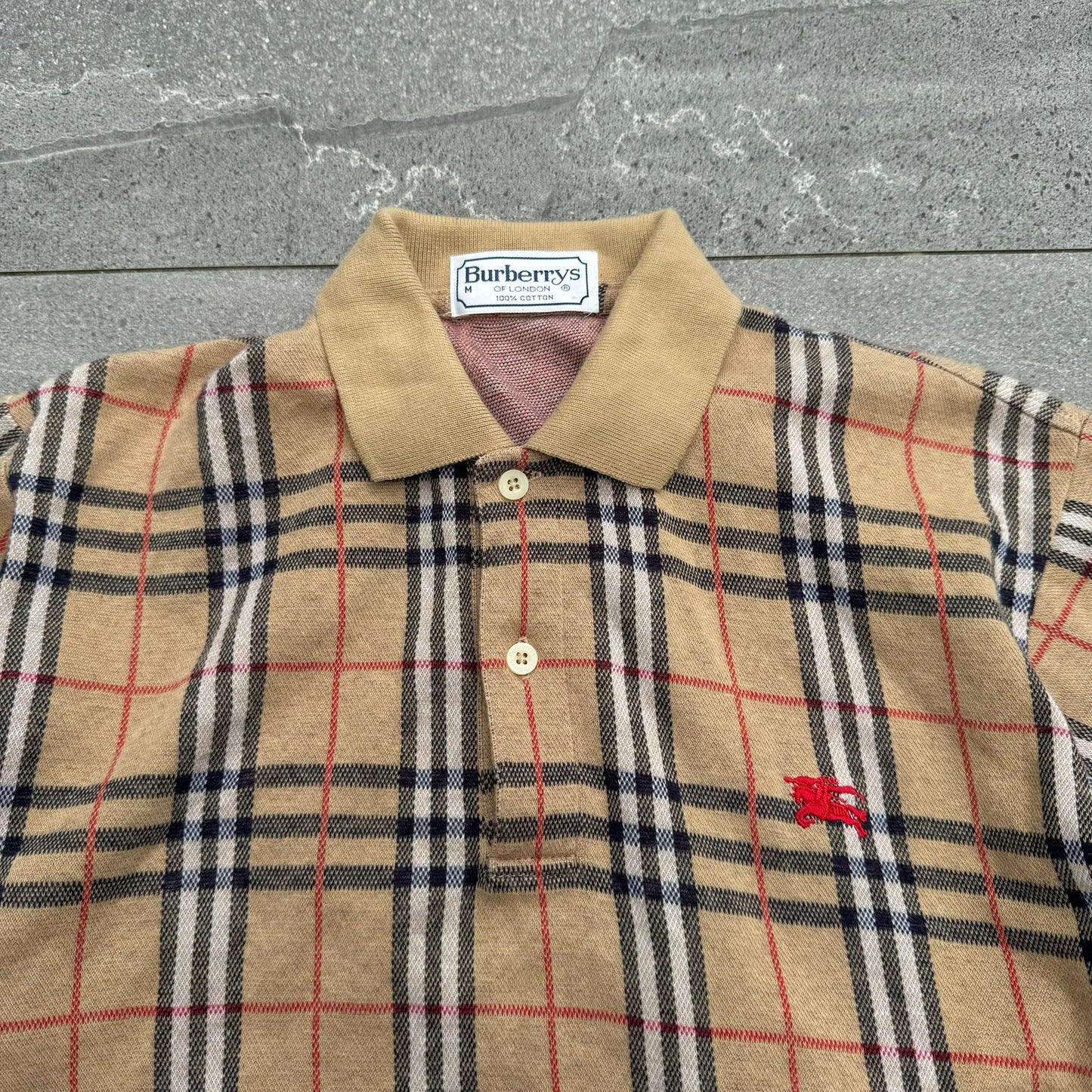 Burberry Nova Check Polo Shirt M/L