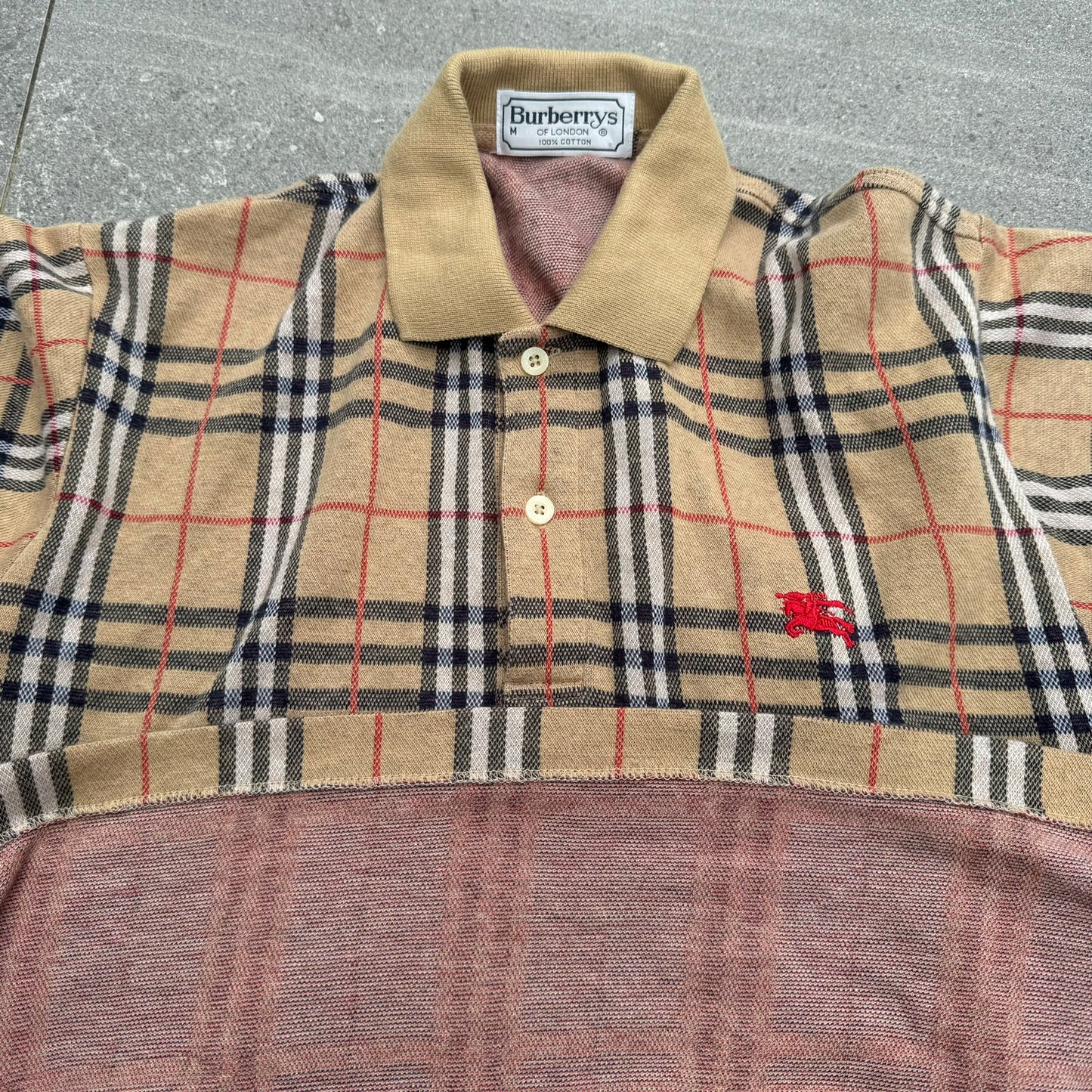 Burberry Nova Check Polo Shirt M/L