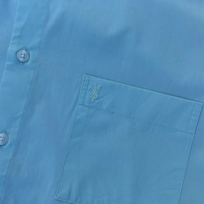 YSL Sky Blue Short Sleeve Shirt - L