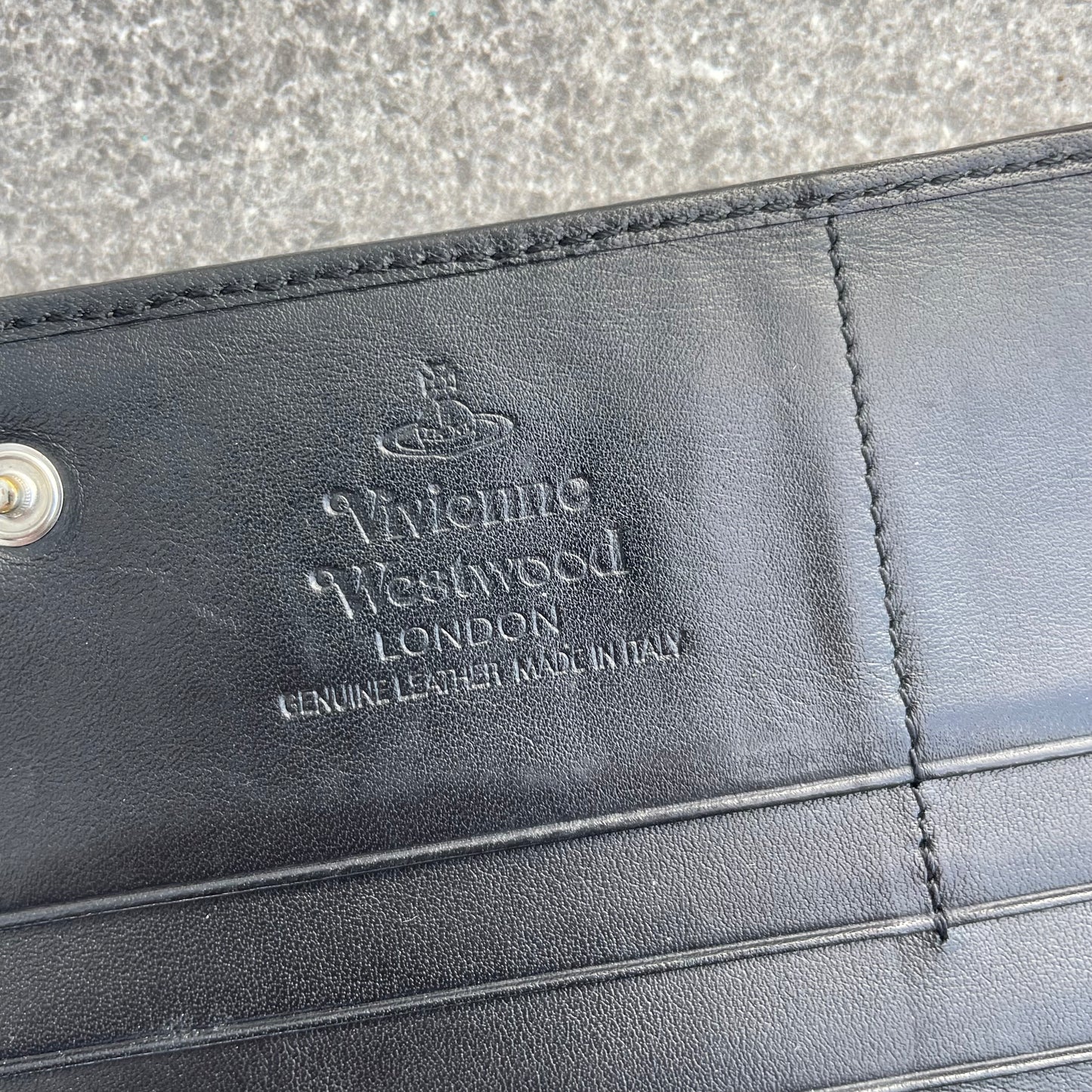 Vivienne Westwood Monogram Embossed Long Wallet