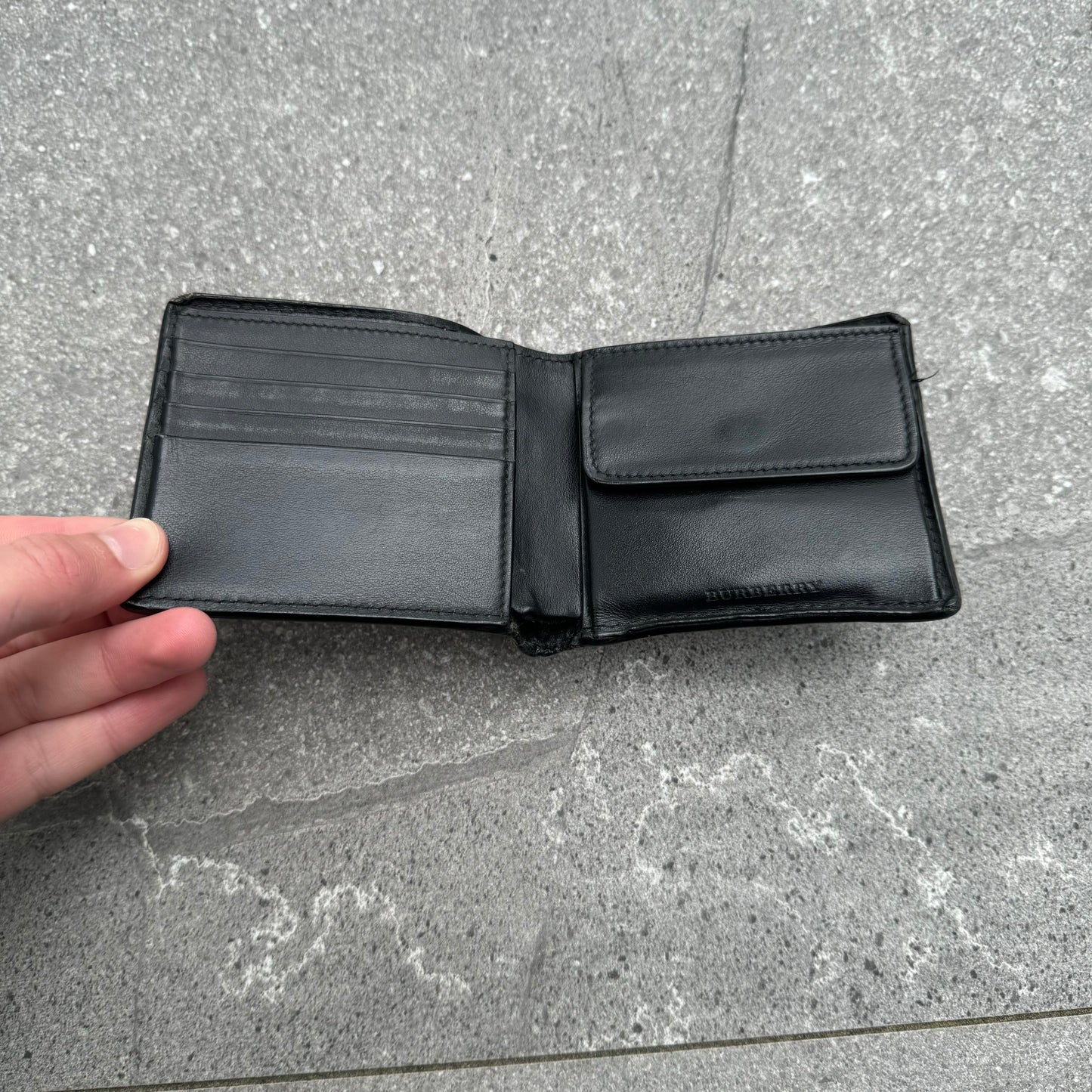 Burberry Nova Check Leather Wallet