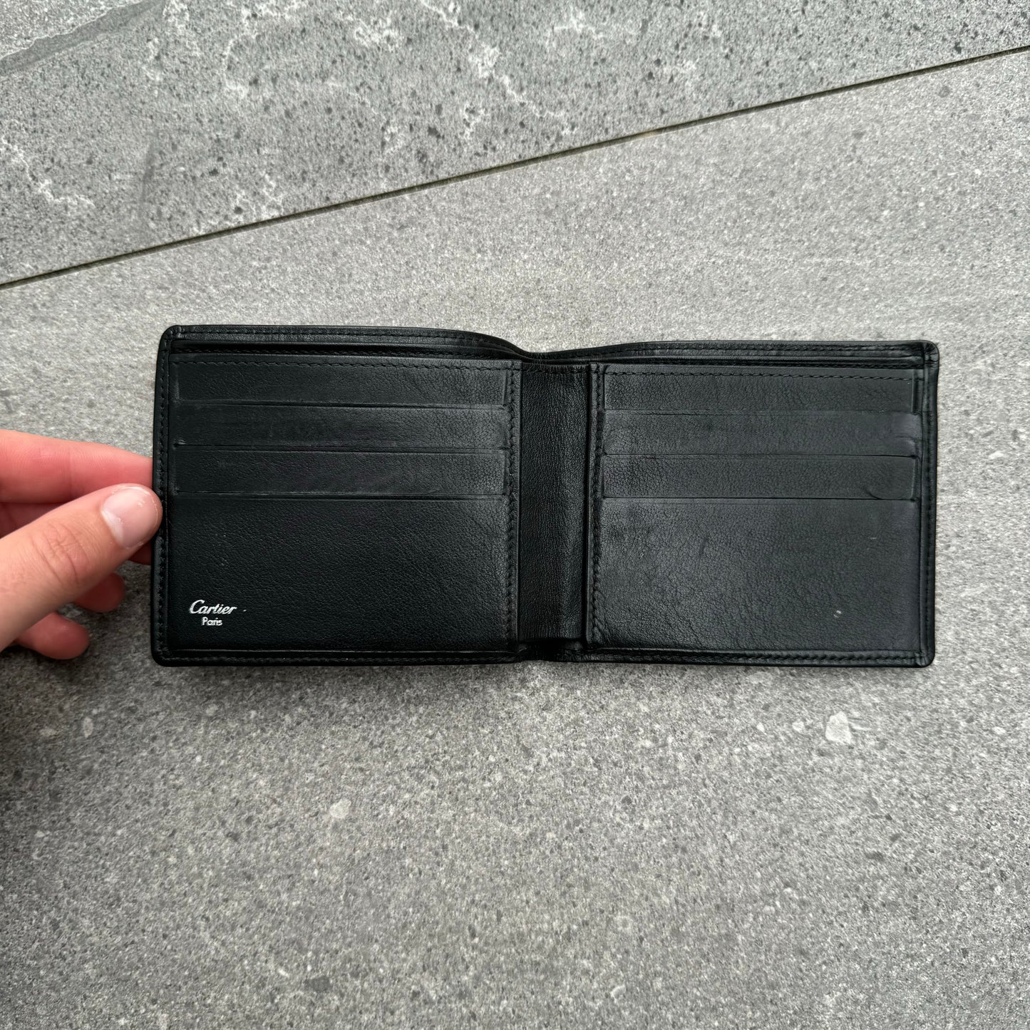 Cartier Leather Monogram Wallet