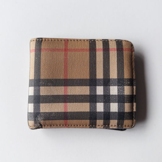 Burberry Nova Check Leather Wallet