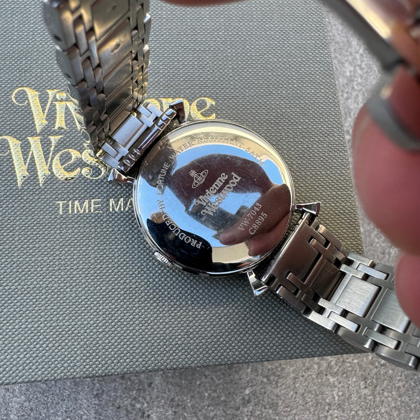 Vivienne Westwood Black Dial Orb Watch