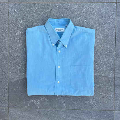 YSL Sky Blue Long Sleeve Shirt - L/XL