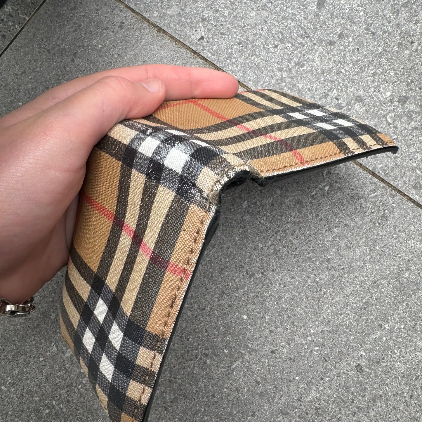 Burberry Nova Check Leather Wallet