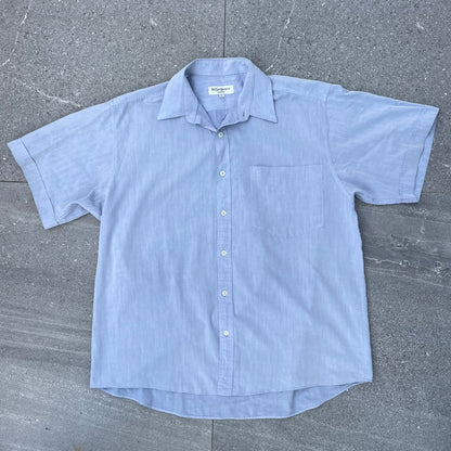 YSL Blue Short Sleeve Shirt - L