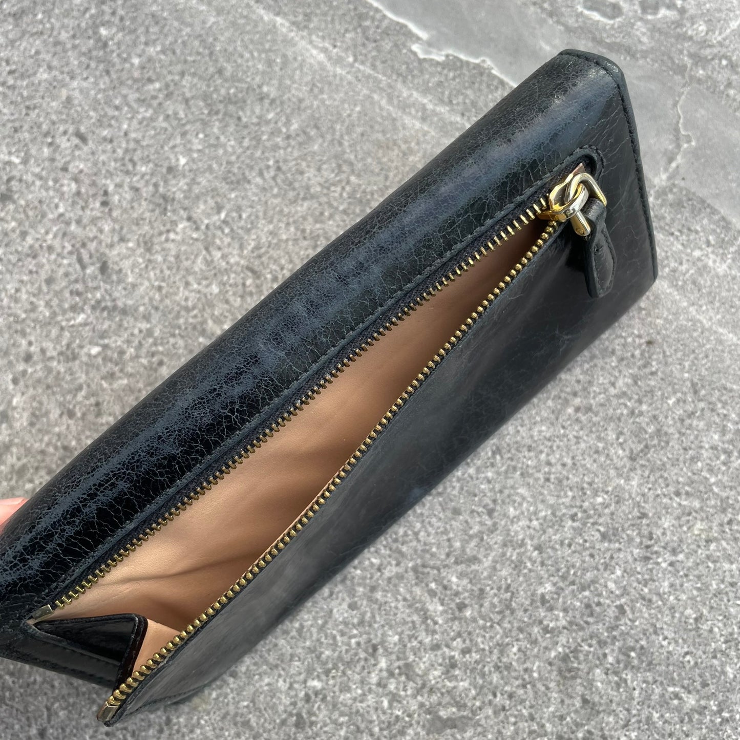 Prada Vitello Ribbon Long Wallet