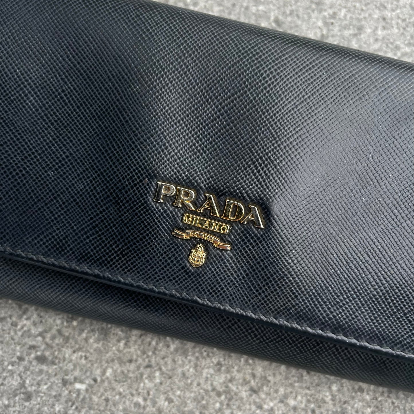 Prada Saffiano Long Wallet