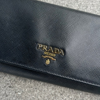 Prada Saffiano Long Wallet