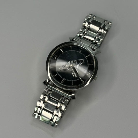 Vivienne Westwood Black Orb Watch