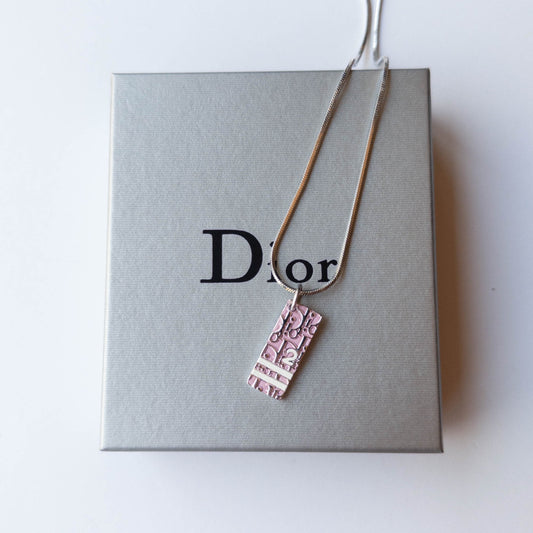 Dior Pink Trotter Necklace