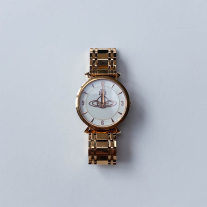 Vivienne Westwood Gold Steel Orb Watch