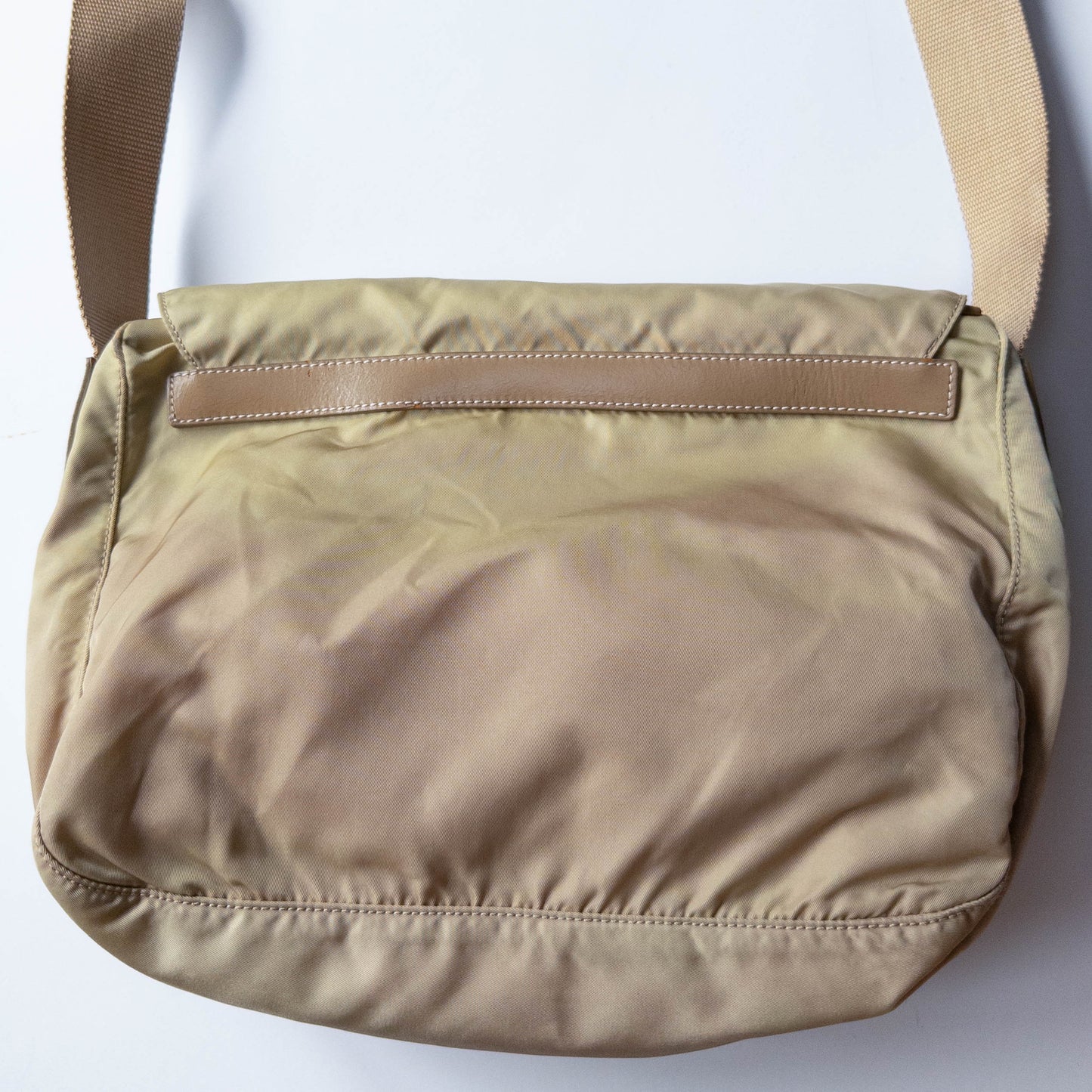 Prada Tessuto Beige Shoulder Bag