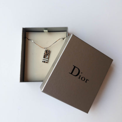 Dior Black Trotter Necklace