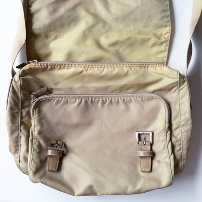 Prada Tessuto Beige Shoulder Bag