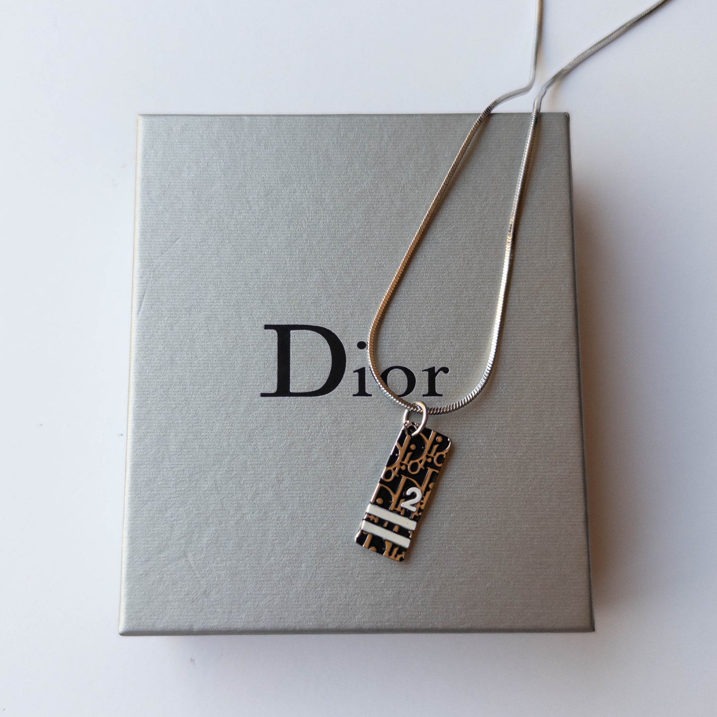 Dior Black Trotter Necklace