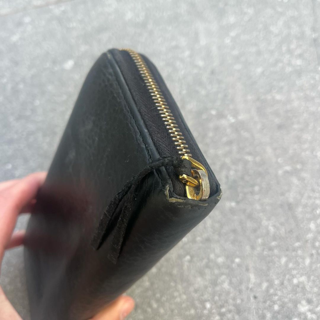 Prada Vitello Grain Leather Purse