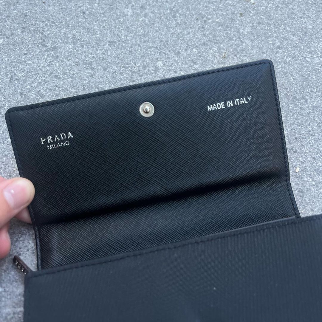 Prada Tessuto Chic Trifold Purse